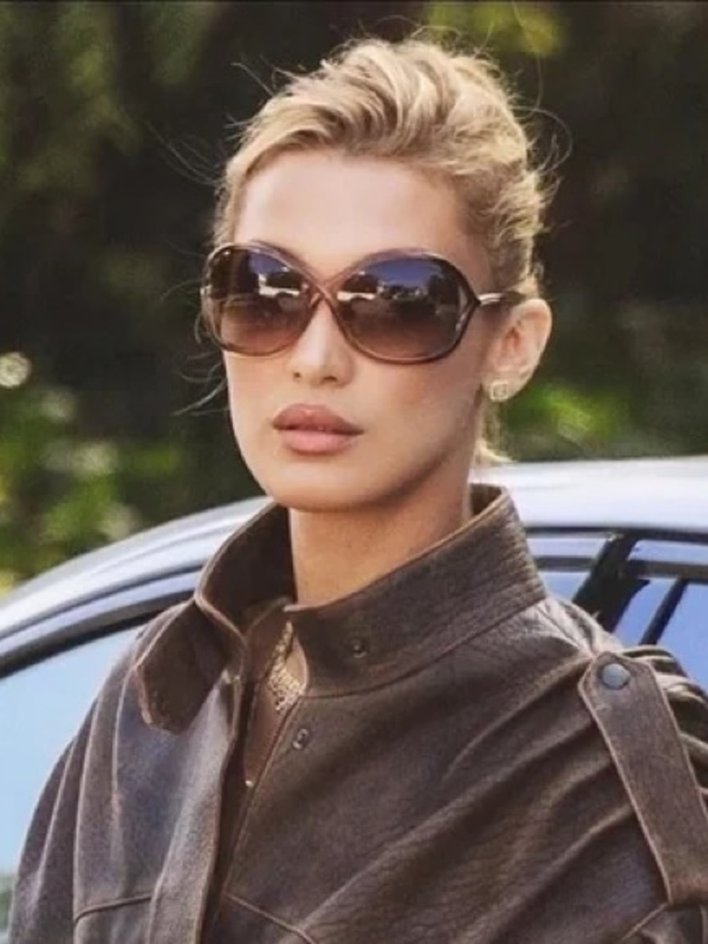 Tom Ford Whitney Oversized Brown Gradient Women's Sunglasses